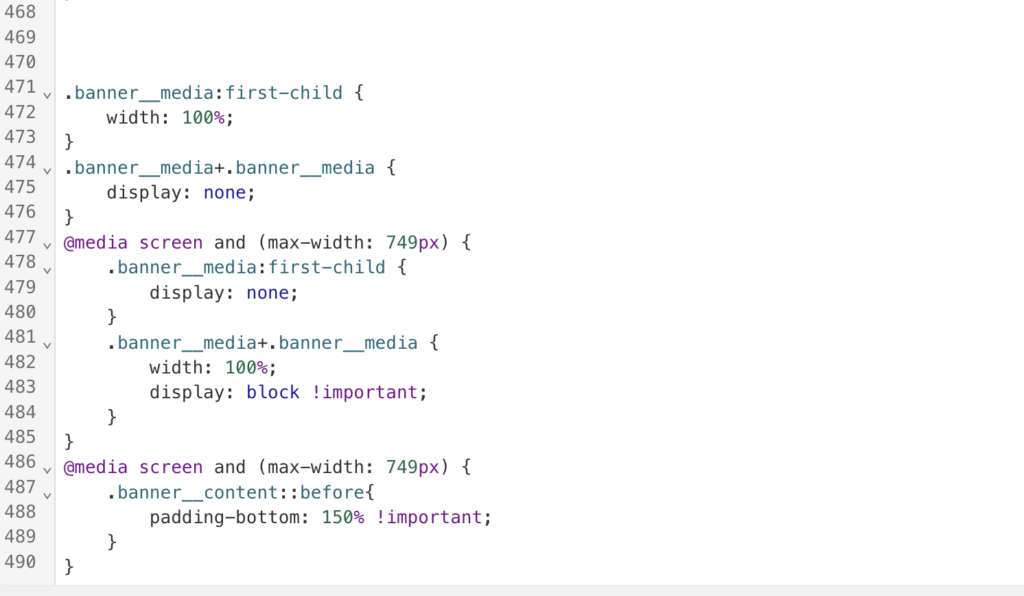 mostrar diferentes imágenes de banner en shopify